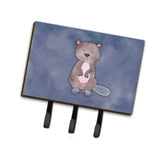 Caroline'S Treasures Beaver Watercolor Wall Hook, Triple, Multicolor