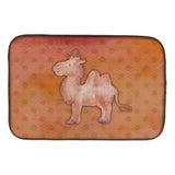 Caroline'S Treasures Polkadot Camel Watercolor Dish Drying Mat, 14 X 21, Multicolor