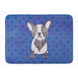 Caroline'S Treasures French Bulldog Polkadot Watercolor Floor Mat, 19H X 27W, Multicolor
