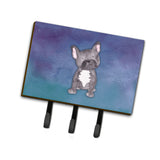 Caroline'S Treasures French Bulldog Watercolor Wall Hook, Triple, Multicolor