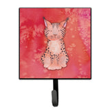 Caroline'S Treasures Lynx Watercolor Wall Hook, Small, Multicolor