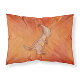 Caroline'S Treasures Parasaurolophus Watercolor Printed, Polyester, 250 Thread Count, Envelope Closure Pillowcase, Standard, M
