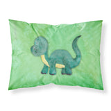 Caroline'S Treasures Brontosaurus Watercolor Printed, Polyester, 250 Thread Count, Envelope Closure Pillowcase, Standard, Mult