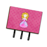 Caroline'S Treasures Princess Watercolor Wall Hook, Triple, Multicolor
