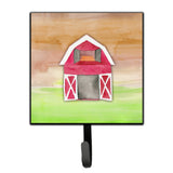 Caroline'S Treasures Barn Watercolor Wall Hook, Small, Multicolor