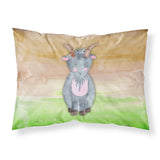 Caroline'S Treasures Goat Watercolor Pillowcase, Standard, Multicolor