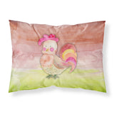 Caroline'S Treasures Rooster Watercolor Pillowcase Standard Multicolor