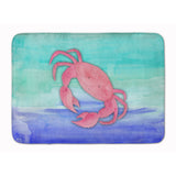 Caroline'S Treasures Crab Watercolor Floor Mat, 19 X 27, Multicolor
