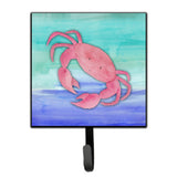 Caroline'S Treasures Crab Watercolor Wall Hook, Small, Multicolor