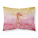 Caroline'S Treasures Seahorse Watercolor Pillowcase Standard Multicolor