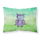 Caroline'S Treasures Purple Owl Watercolor Pillowcase, Standard, Multicolor