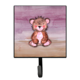Caroline'S Treasures Bear Cub Watercolor Wall Hook, Small, Multicolor