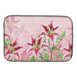 Caroline'S Treasures Pink Lillies Dish Drying Mat, 14 X 21, Multicolor