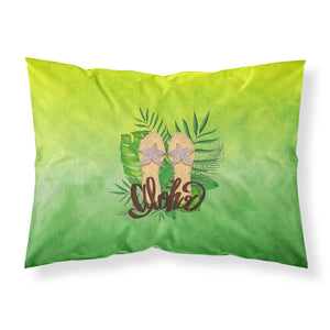 Aloha Flip Flops Fabric Standard Pillowcase