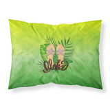Aloha Flip Flops Fabric Standard Pillowcase