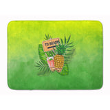 Caroline'S Treasures To The Beach Summer Machine Washable Memory Foam Mat Doormats, Multicolor