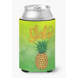 Caroline'S Treasures Bb7451Cc Aloha Pineapple Welcome Can Or Bottle Hugger Cold-Beverage-Koozies, Multicolor