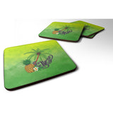 Caroline'S Treasures Bb7456Fc Summer Enjoy Foam Set Of 4 Coasters, Multicolor