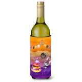 Caroline'S Treasures Bb7463Literk Halloween Sweets Party Wine Bottle Hugger Cold-Beverage-Koozies, 750 Ml, Multicolor