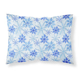 Caroline'S Treasures Blue Snowflakes Watercolor Printed, Polyester Envelope Closure Pillowcase, Standard, Multicolor