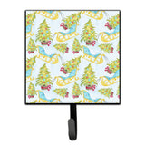 Caroline'S Treasures Christmas Tree And Sleigh Wall Hook, Small, Multicolor