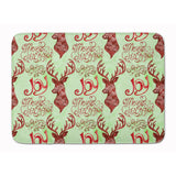 Caroline'S Treasures Merry Christmas Joy Reindeer Floor Mat, 19 H X 27 W, Multicolor