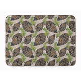 Caroline'S Treasures Watercolor Pine Cones Floor Mat, 19 H X 27 W, Multicolor