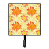 Caroline'S Treasures Fall Leaves Scattered Wall Hook, Small, Multicolor