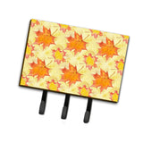 Caroline'S Treasures Fall Leaves Scattered Wall Hook, Triple, Multicolor