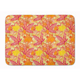 Caroline'S Treasures Fall Leaves Watercolor Red Floor Mat, 19 H X 27 W, Multicolor