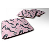 Caroline'S Treasures Fashion Diva Shoes And Perfume Decorative Coasters, 3.5, Multicolor