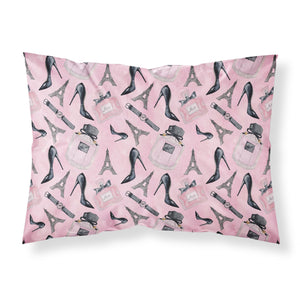 Caroline'S Treasures Watercolor Fashion Diva Shoes And Accessories Printed, Polyester Envelope Closure Pillowcase, Sta
