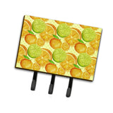 Caroline'S Treasures Watercolor Limes And Oranges Citrus Wall Hook, Triple, Multicolor