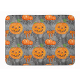 Caroline'S Treasures Watercolor Halloween Pumpkins Floor Mat, 19 H X 27 W, Multicolor