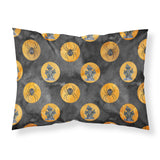 Caroline'S Treasures Watercolor Halloween Circles Printed, Polyester, 250 Thread Count, Envelope Closure Pillowcase, Standard,