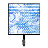 Caroline'S Treasures Beach Watercolor Abstract Waves Wall Hook, Small, Multicolor