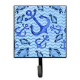 Caroline'S Treasures Beach Watercolor Anchors And Fish Wall Hook, Small, Multicolor