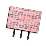 Caroline'S Treasures Watercolor Organized Paper Clips Pink Wall Hook, Triple, Multicolor