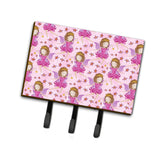 Caroline'S Treasures Watercolor Fairy Princess On Pink Wall Hook, Triple, Multicolor