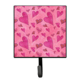 Caroline'S Treasures Watercolor Love And Hearts Wall Hook, Small, Multicolor