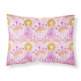 Caroline'S Treasures Watercolor Princess And Crown Pillowcase, Standard, Multicolor