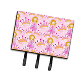 Caroline'S Treasures Watercolor Princess And Crown Wall Hook, Triple, Multicolor