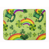 Caroline'S Treasures Watercolor St Patrick'S Day Lucky Leprechaun Floor Mat, 19 H X 27 W, Multicolor