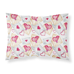 Caroline'S Treasures Watercolor Love Letters Pillowcase, Standard, Multicolor