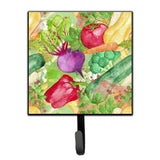 Caroline'S Treasures Watercolor Vegetables Farm To Table Wall Hook, Small, Multicolor