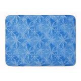 Caroline'S Treasures Watercolor Dark Blue Winter Snowflakes Floor Mat, 19 H X 27 W, Multicolor