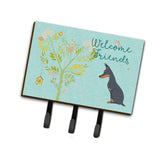 Caroline'S Treasures Welcome Friends Doberman Pinscher Wall Hook, Triple, Multicolor