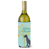 Caroline'S Treasures Welcome Friends Black Dane Decorative Bottle Hugger, 750 Ml, Multicolor