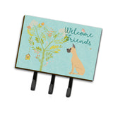 Caroline'S Treasures Welcome Friends Fawn Dane Cropped Ears Wall Hook, Triple