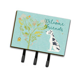 Caroline'S Treasures Welcome Friends Harlequin Dane Wall Hook, Triple